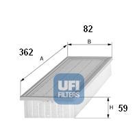 Ufi 3030200 - FILTRO AIRE PANEL