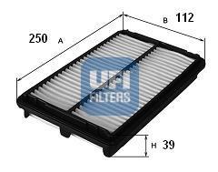 Ufi 3030800 - FILTRO AIRE PANEL