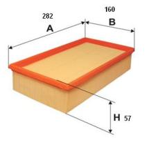 Ufi 3032400 - FILTRO AIRE PANEL