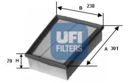 Ufi 3033100 - FILTRO AIRE PANEL