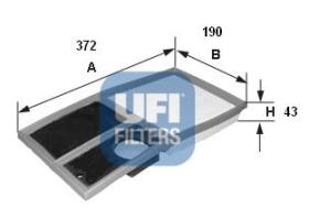 Ufi 3034200 - FILTRO AIRE VAG,SEAT,SKODA,VW