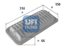 Ufi 3038500 - FILTRO AIRE