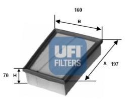 Ufi 3039000 - FILTRO AIRE FORD (EU)