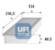 Ufi 3081800 - FILTRO AIRE PANEL