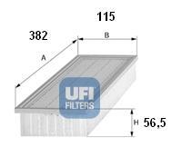 Ufi 3085200 - FILTRO AIRE PANEL