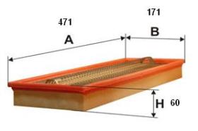 Ufi 3092900 - FILTRO AIRE PANEL