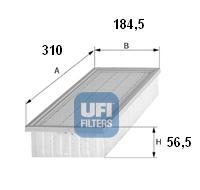 Ufi 3094600 - FILTRO AIRE PANEL