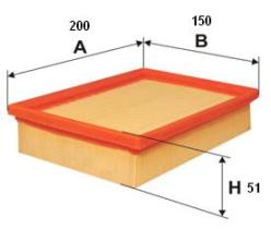 Ufi 3095300 - FILTRO AIRE PANEL