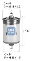 Ufi 3150600 - FILTRO CARBURANTE INYECC.