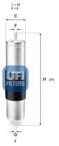 Ufi 3183900 - FILTRO CARBURANTE INYECC.