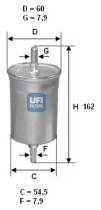 Ufi 3184300 - FILTRO CARBURANTE INYECC.