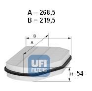 Ufi 5300700 - FILTRO AIRE HABITACULO