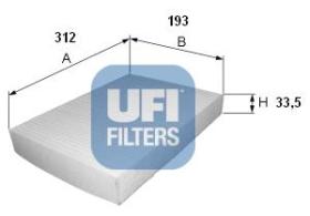 Ufi 5301100 - FILTRO AIRE HABITACULO