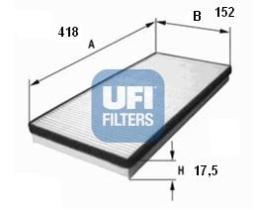 Ufi 5301500 - FILTRO AIRE HABITACULO