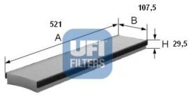 Ufi 5301600 - FILTRO AIRE HABITACULO