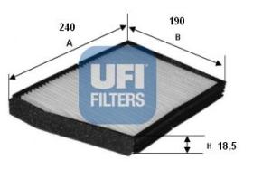 Ufi 5301800 - FILTRO AIRE HABITACULO