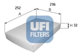 Ufi 5303100 - FILTRO AIRE HABITACULO