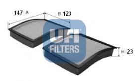 Ufi 5307300 - FILTRO AIRE HABITACULO