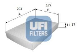 Ufi 5308800 - FILTRO AIRE HABITACULO
