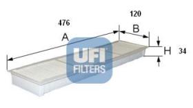 Ufi 5310100 - FILTRO AIRE HABITACULO