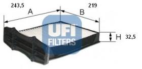 Ufi 5310500 - FILTRO AIRE HABITACULO