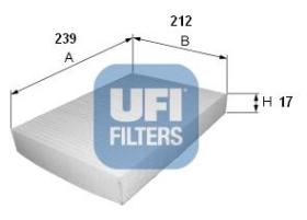 Ufi 5311100 - FILTRO AIRE HABITACULO