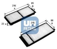 Ufi 5312000 - FILTRO AIRE HABITACULO