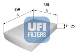 Ufi 5313000 - FILTRO AIRE HABITACULO