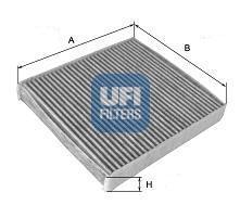 Ufi 5410000 - FILTRO AIRE HAB.CARB.ACT.