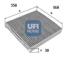 Ufi 5410600 - FILTRO AIRE HAB.CARB.ACT.