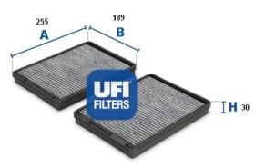 Ufi 5410800 - FILTRO AIRE HAB.CARB.ACT.