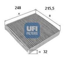 Ufi 5411400 - FILTRO AIRE HAB.CARB.ACT.