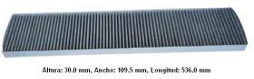  5411800 - FILTRO AIRE HAB.CARB.ACT.