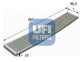 Ufi 5412100 - FILTRO AIRE HAB.CARB.ACT.