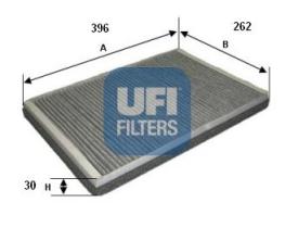 Ufi 5412300 - FILTRO AIRE HAB.CARB.ACT.