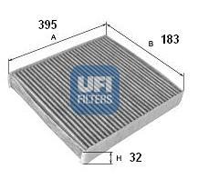 Ufi 5414600 - FILTRO AIRE HAB.CARB.ACT.