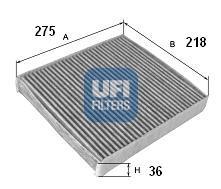 Ufi 5414800 - FILTRO AIRE HAB.CARB.ACT.