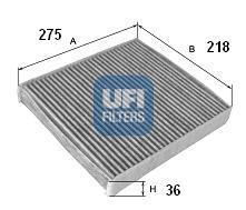 Ufi 5414800 - FILTRO AIRE HAB.CARB.ACT.