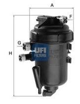 Ufi 5512000 - FILTRO GASOIL ECO
