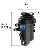 Ufi 5515200 - FILTRO GASOIL ECO