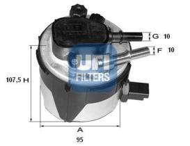 Ufi 5517000 - FILTRO COMPL.GASOIL