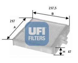 Ufi 5310600 - FILTRO AIRE HABITACULO