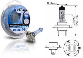  12972BVUSM - H7 BLUEVISION ULTRA SP 12V 55W PX26