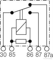 Beru 20201101 - MINI RELE 12V 20/30A