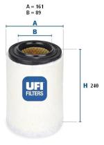 Ufi 2762900 - FILTRO AIRE