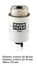 Mann WK8015 - [*]FILTRO COMBUSTIBLE