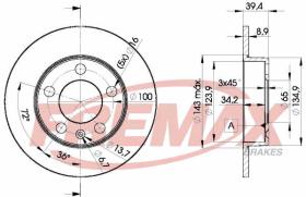 Icer 78BD56012 - DISCOS DE FRENO TRASEROS