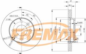 Icer 78BD65722 - DISCOS DE FRENO DELANTEROS