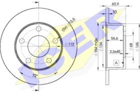 Icer 78BD40602 - DISCOS DE FRENO TRASEROS