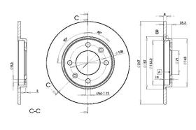 Icer 78BD42472 - DISCOS DE FRENO TRASEROS